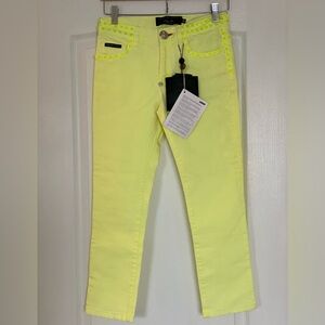 NEW! Philipp Plein Couture capri cut jeans size 25